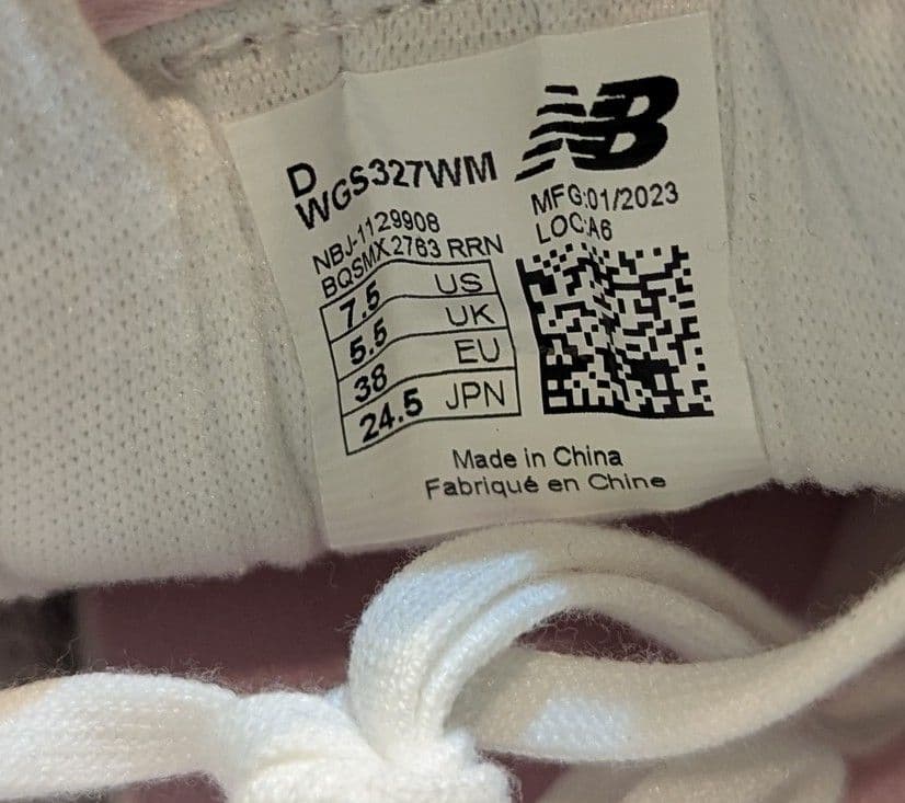 【未使用】NEW BALANC WGS327WM GOLFシューズ 24.5