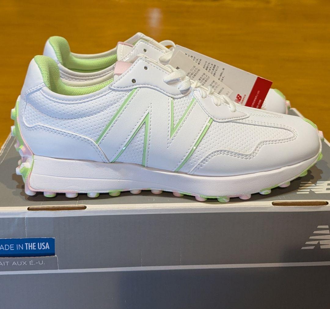 【未使用】NEW BALANC WGS327WM GOLFシューズ 24.5