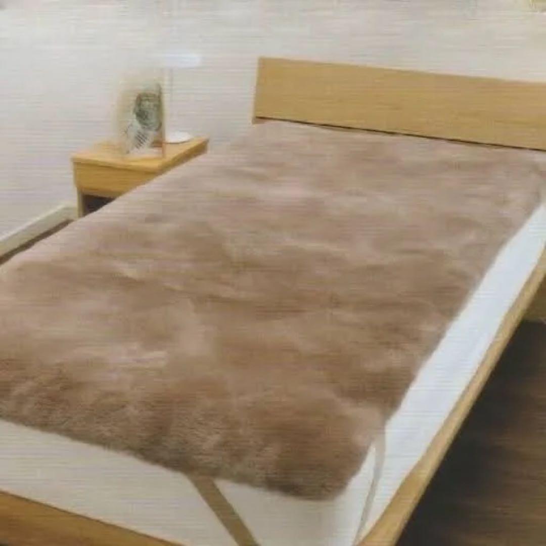 ムートン100% 敷きパッド(シングルサイズ)