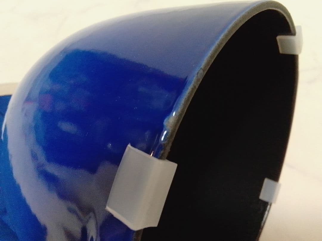 未使用 STAUB ストウブ 16cm GOHAN ゴハン М ブルー 鍋敷き付