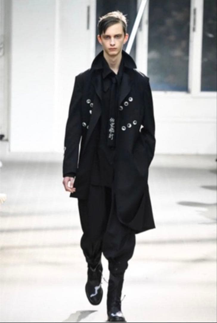 【ほぼ未使用】19-20AW ヨウジオム レースアップギャバパンツ　yohji