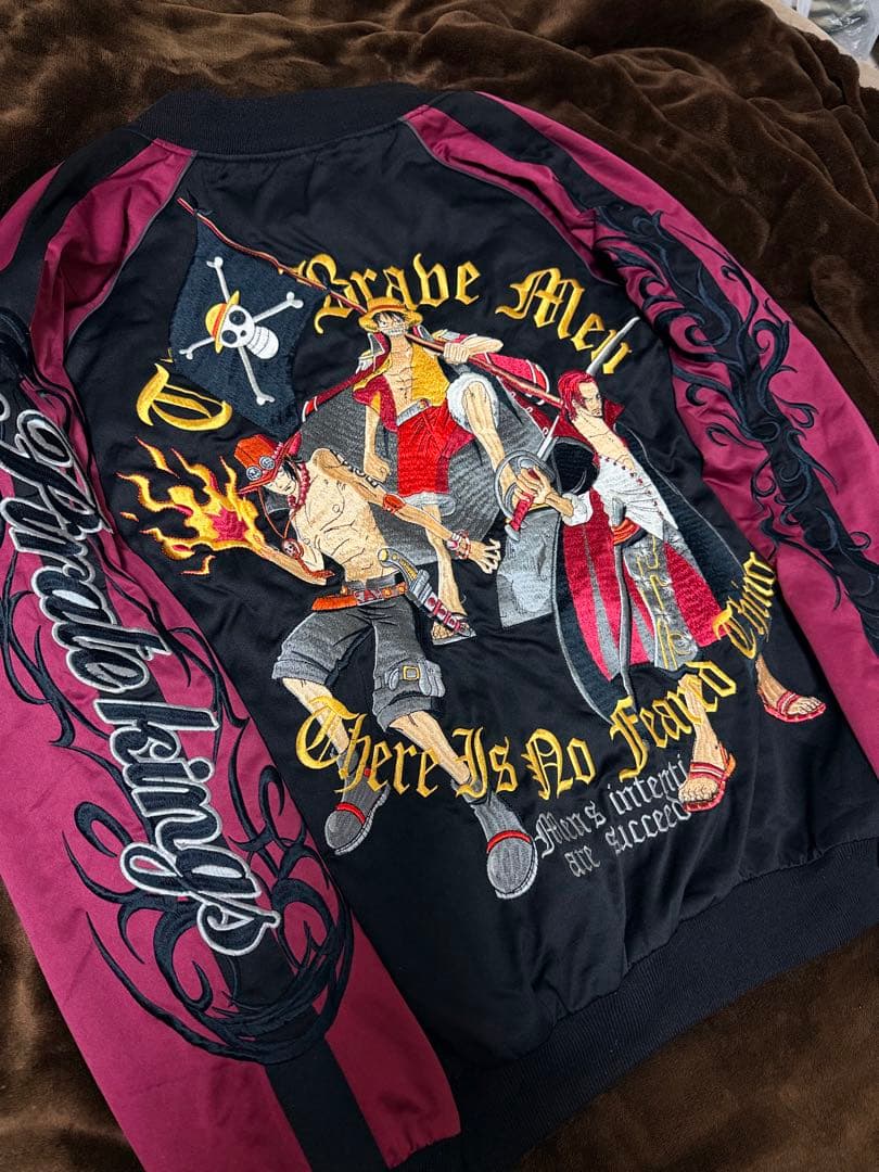 ２面用 ONE PIECE 日本限定 スカジャン vintage サテン