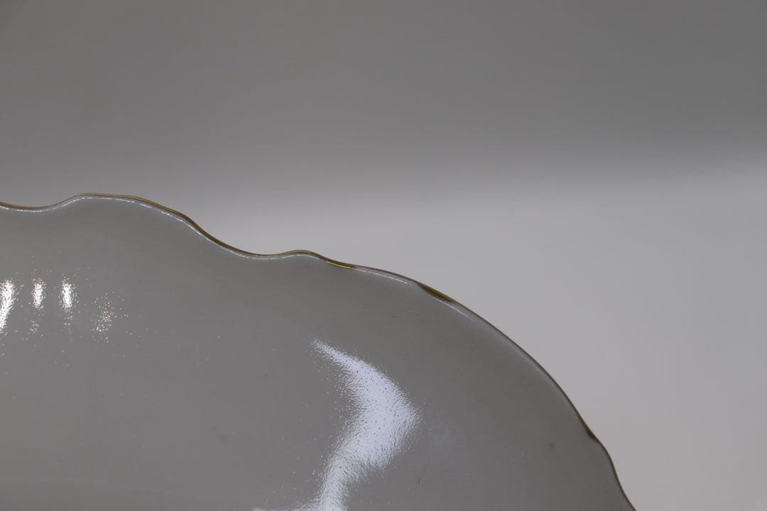 ドイツ製　Reichenbach金彩　薔薇紋プレート　廃盤品　送料込み0121