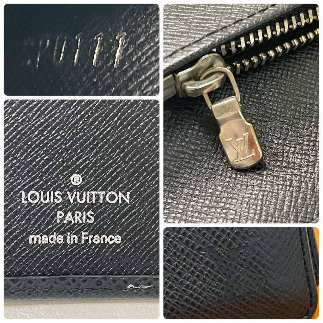 美品　ポルトフォイユブラザ　タイガ　長財布　黒　札入れ