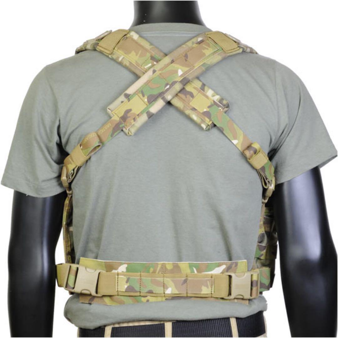 ブラックホーク　チェストリグ　マルチカム　実物　特殊部隊　サバゲー