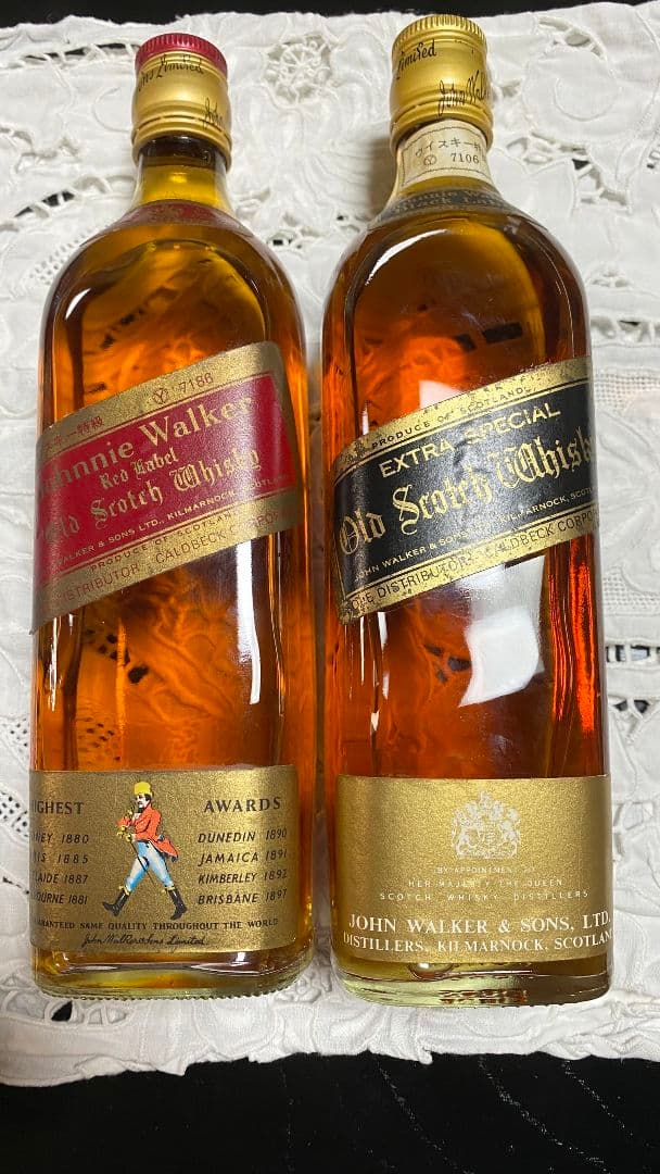 古酒　セット ジョニーウォーカー　コールドベック　ウィスキー