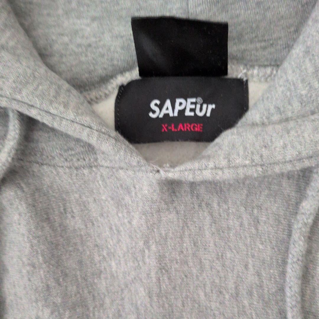 SAPEur フットボール レイダース パーカー グレー