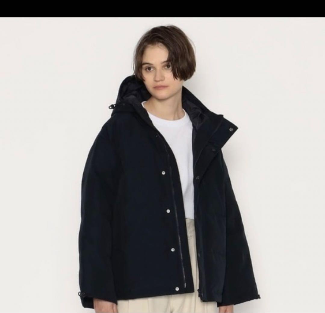 【DANTON】【ダウンジャケット】【ネイビー】【XS】【1シーズンのみ使用】