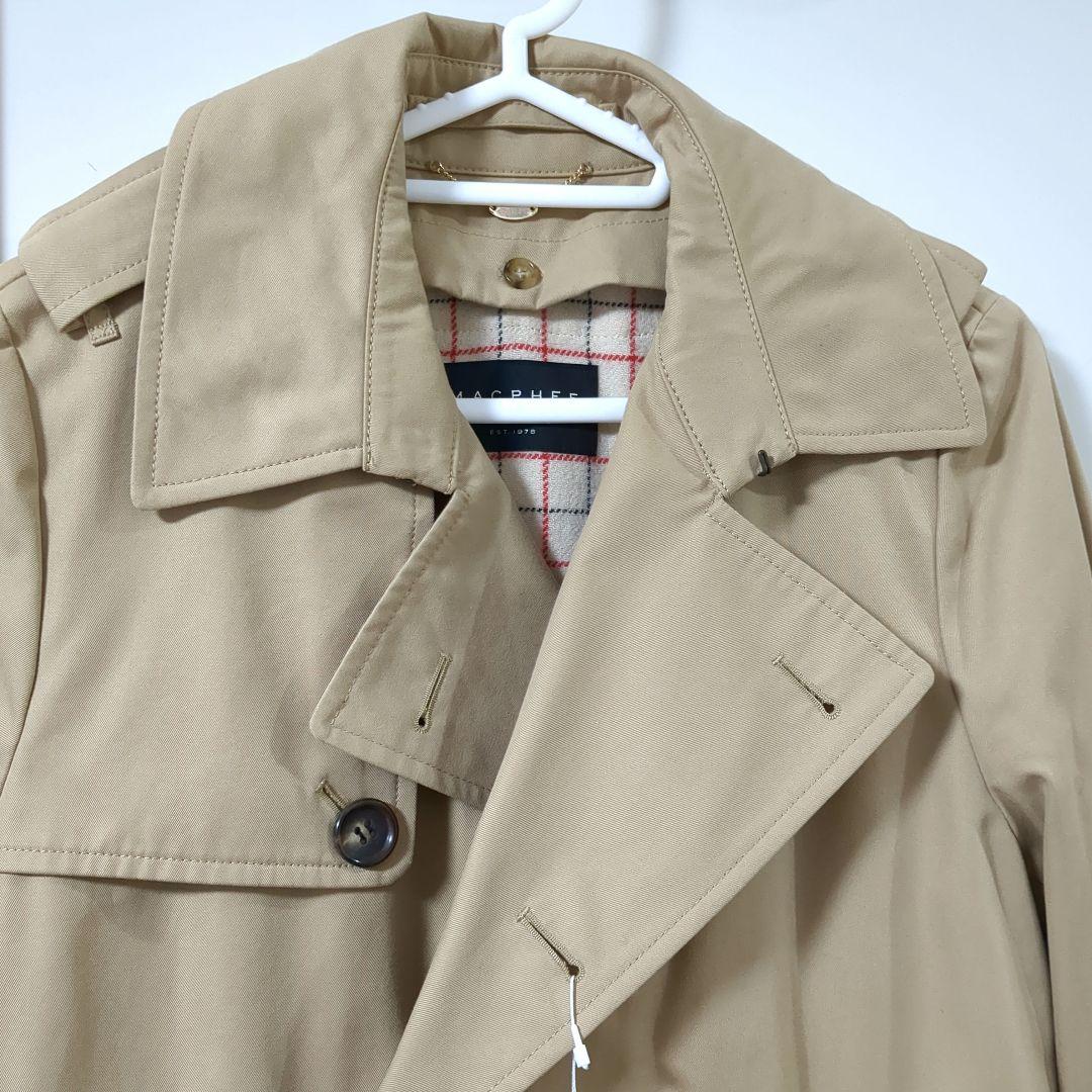 さとTOMORROWRAND MACPHEE コットンショートトレンチ
