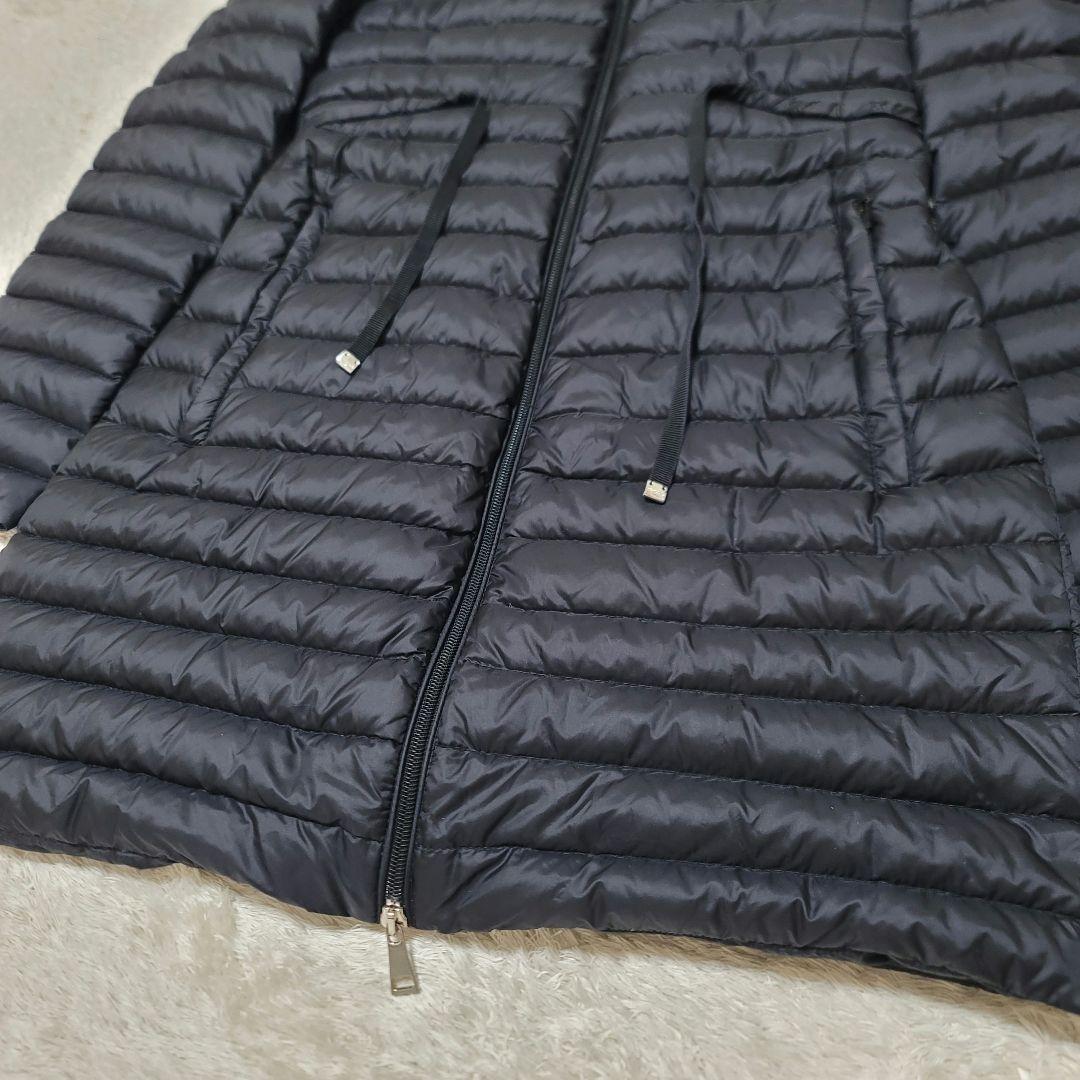 モンクレール ダウンコート ロゴワッペン BARBEL ブラック 軽量