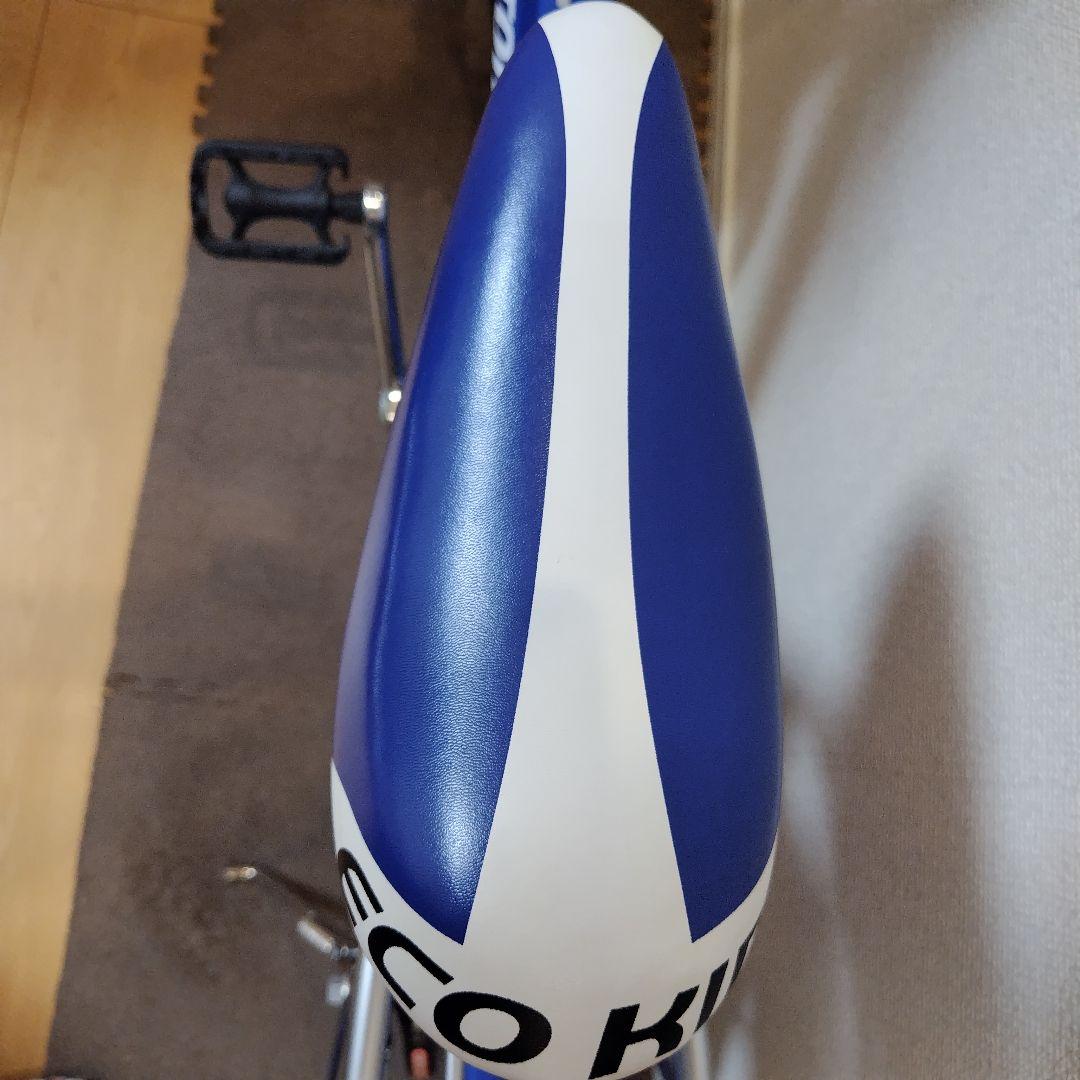 【中古】キッズ自転車　ブリヂストン　エコキッズスポーツ ブルー18型補助輪付き