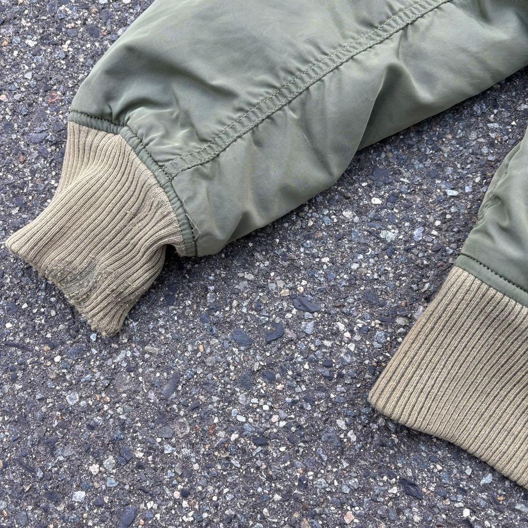 チ*イ様 00s ALPHA B-15D MA-1 フライトジャケット ボア襟