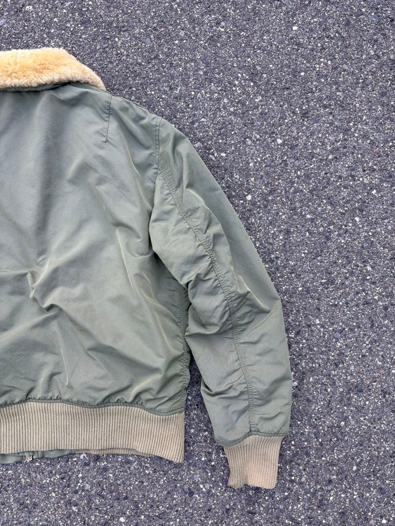 チ*イ様 00s ALPHA B-15D MA-1 フライトジャケット ボア襟