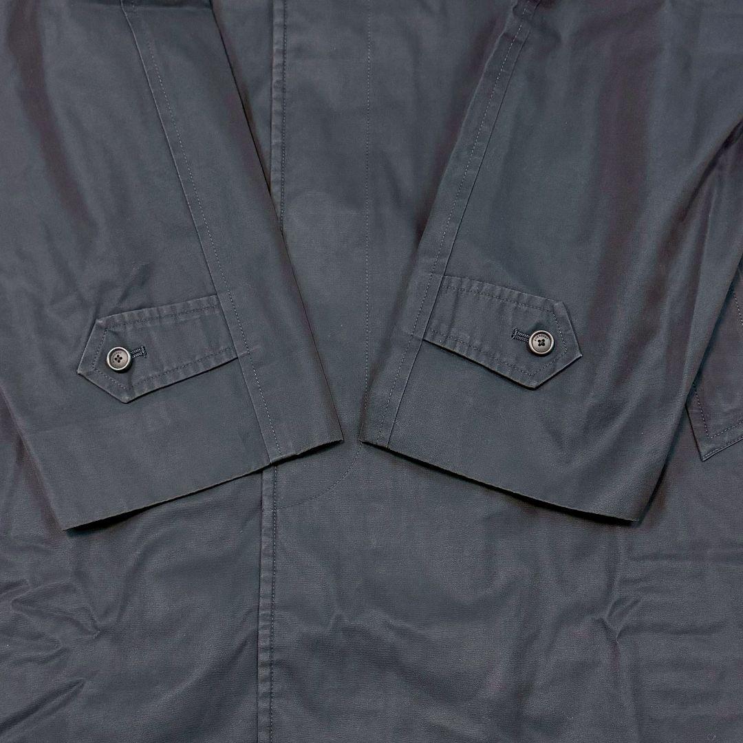 バーバリーロンドンライナー付きステンカラー ノバチェックネイビー　XL