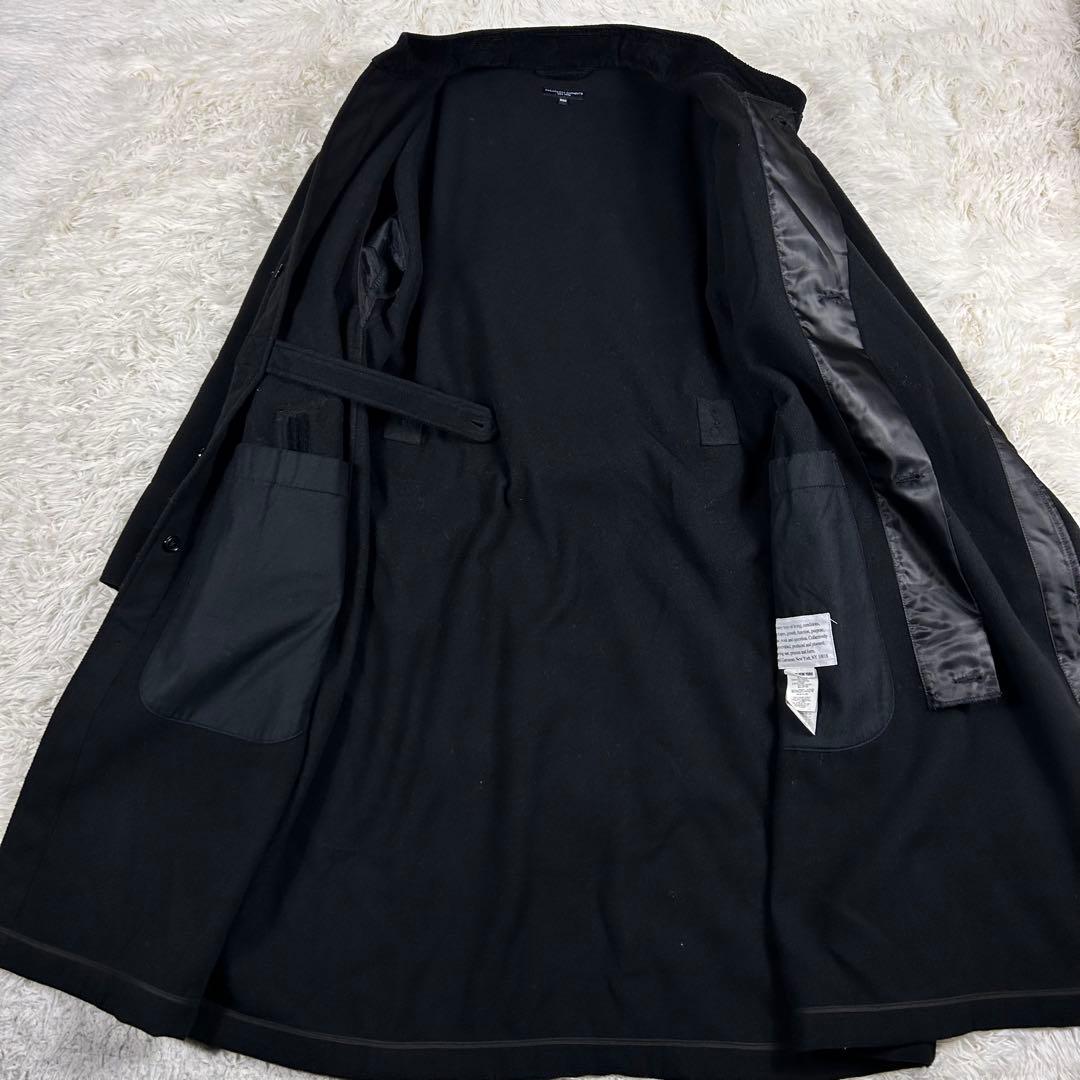 極美品 エンジニアドガーメンツ MGコート 黒 L相当 ベルトUSA製