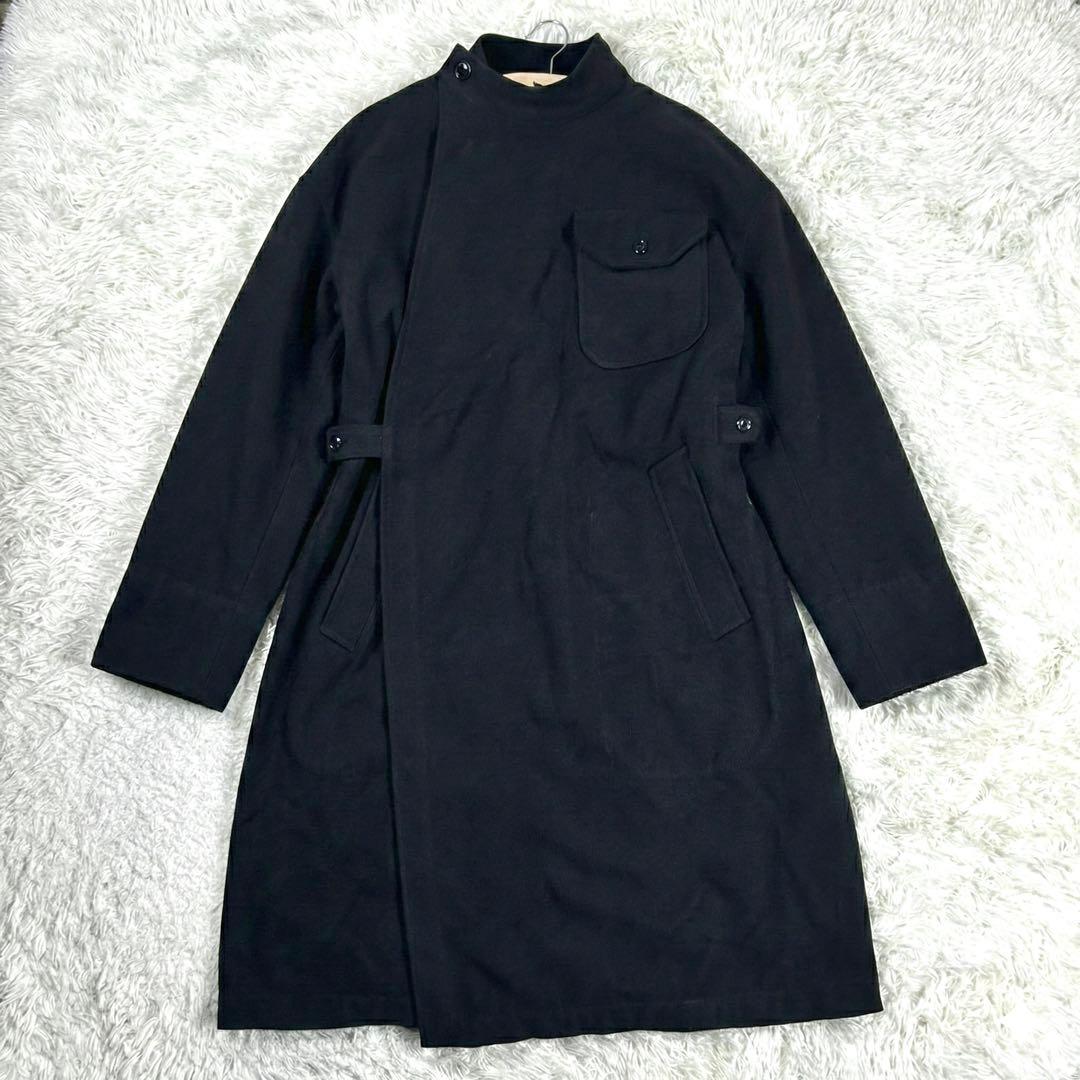 極美品 エンジニアドガーメンツ MGコート 黒 L相当 ベルトUSA製