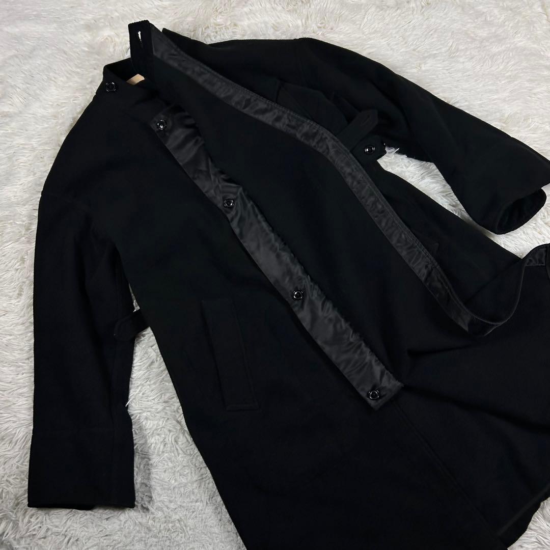 極美品 エンジニアドガーメンツ MGコート 黒 L相当 ベルトUSA製