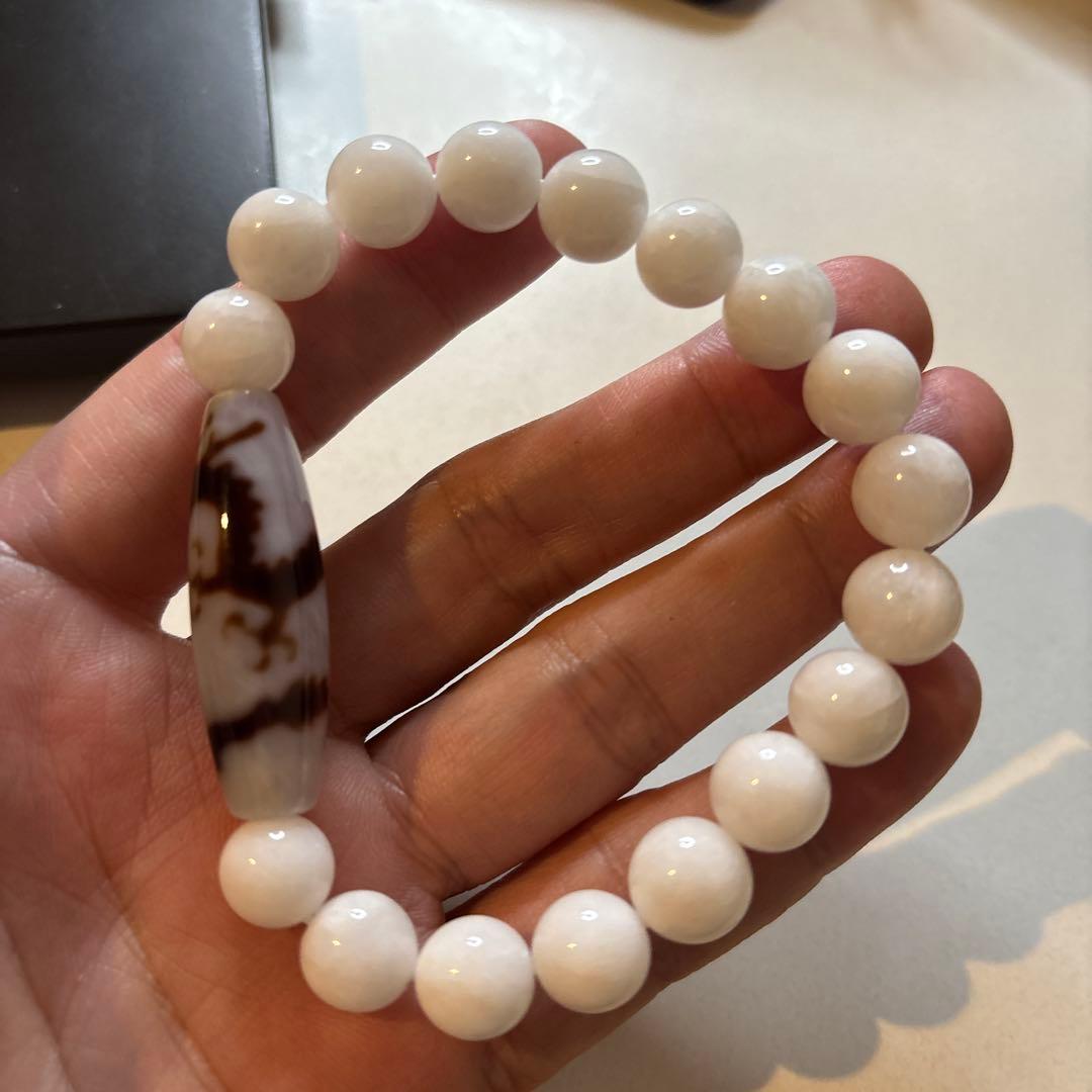 白龍神天珠！ホワイトジェード！すんごいパワー！綺麗！