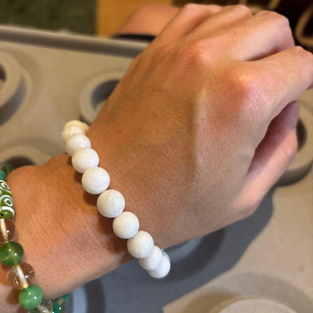 白龍神天珠！ホワイトジェード！すんごいパワー！綺麗！