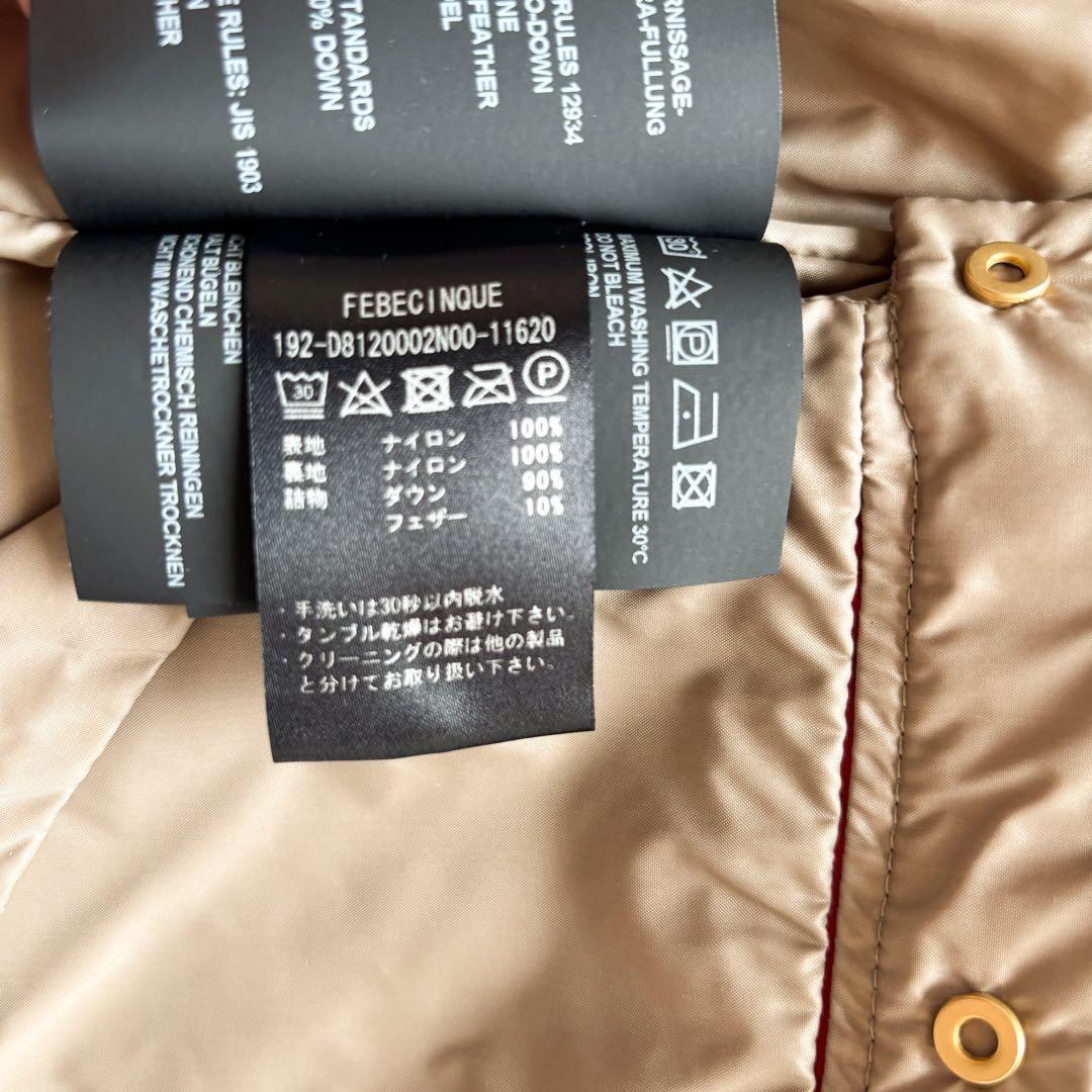 現行タグ・美品✨デュベティカ　大きいサイズ42 フェベチンクエ　ダウンベスト