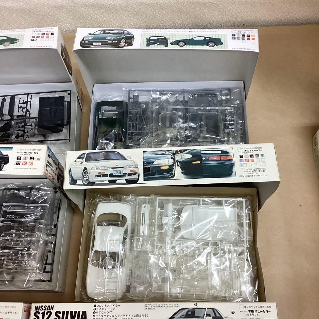 フジミ模型 1/24スケール レア物プラモ9個セット 未組立品 旧車名車