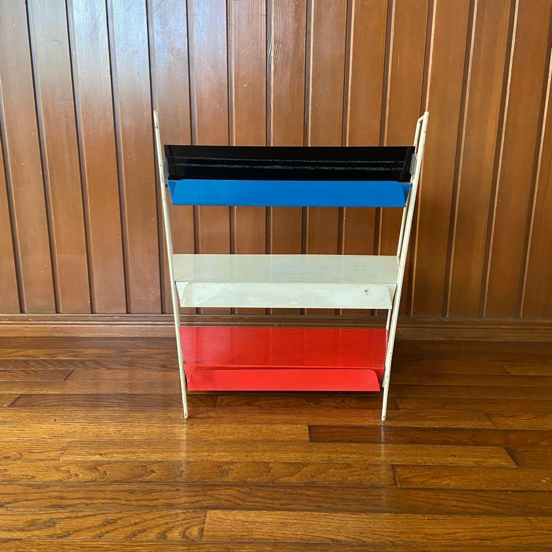 昭和レトロ　店舗什器　ナショナルの販売用棚　ビンテージ