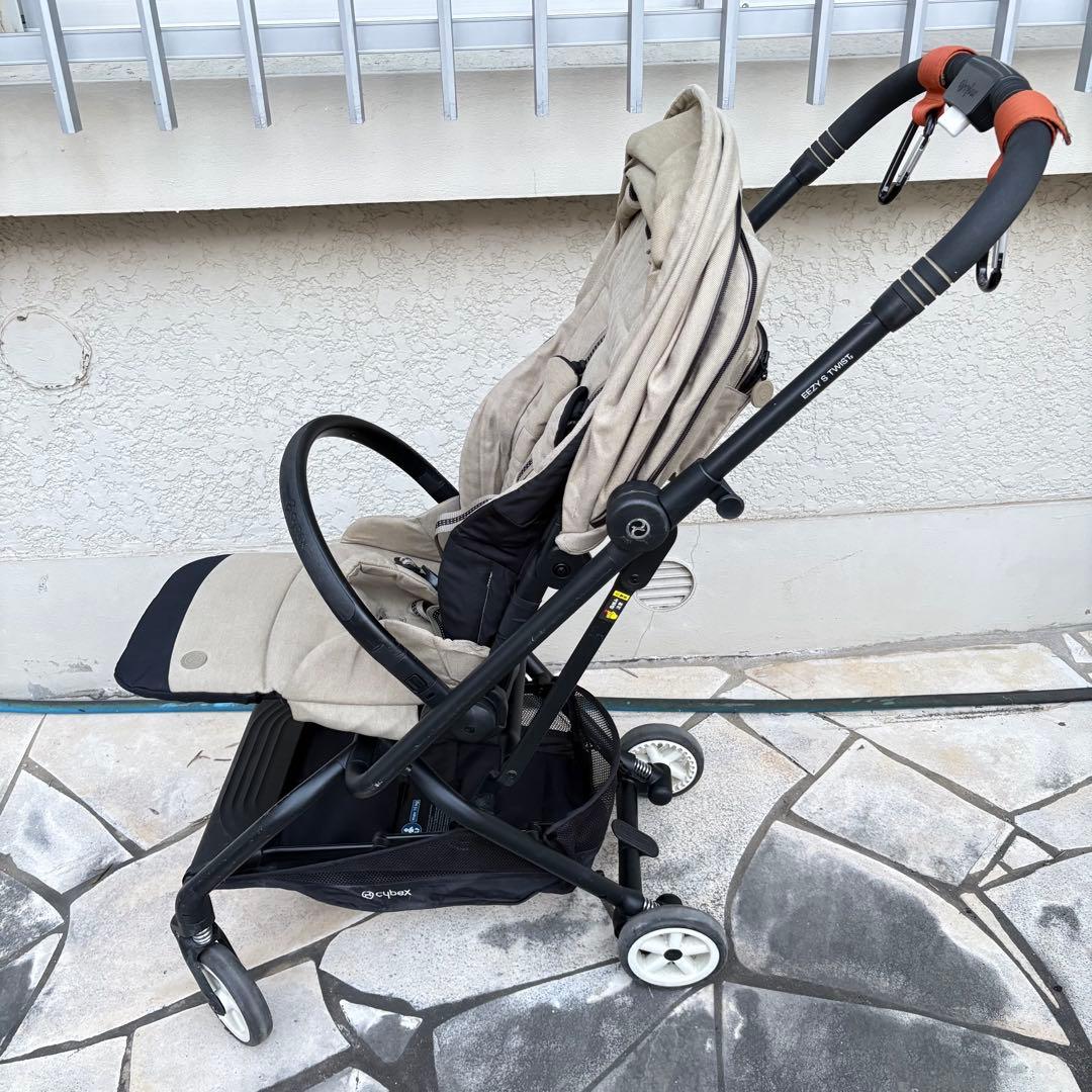 【美品】cybex サイベックス イージーS ツイスト2 ベージュ