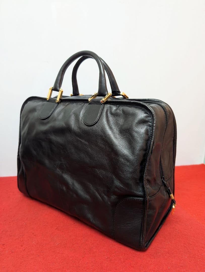 美品 極希少！ロエベ LOEWE アナグラム ボストン ハンドバッグ アマソナ