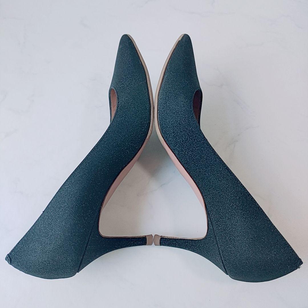 PELLICO ラメ グリッター パンプス ハイヒール