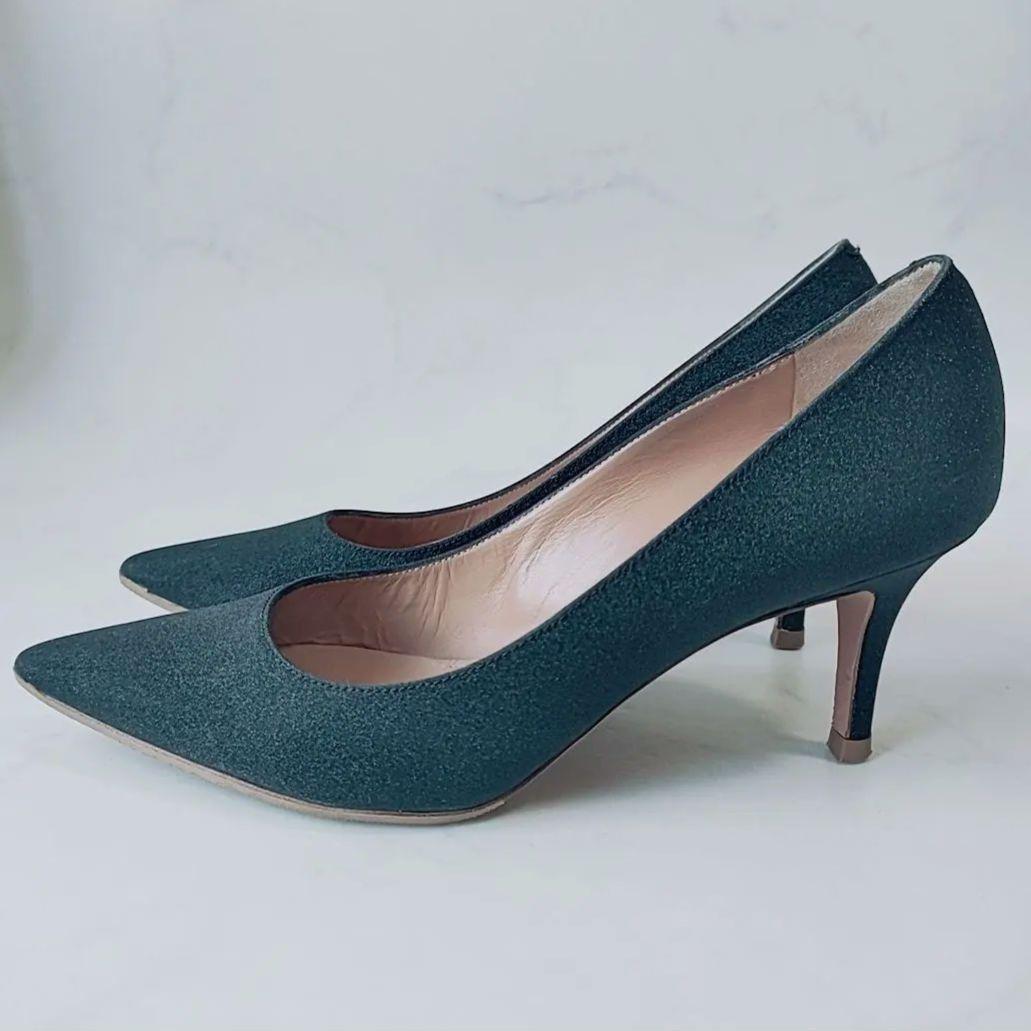 PELLICO ラメ グリッター パンプス ハイヒール