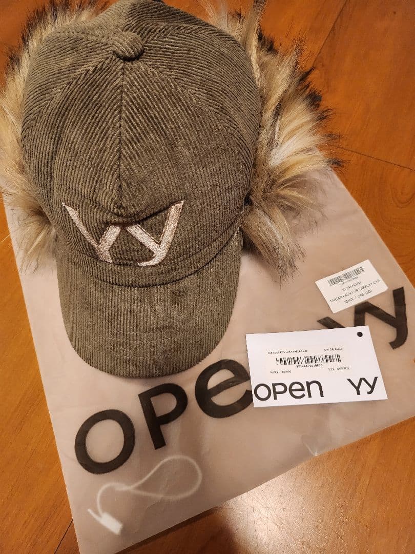 open yyキャップ コーデュロイ