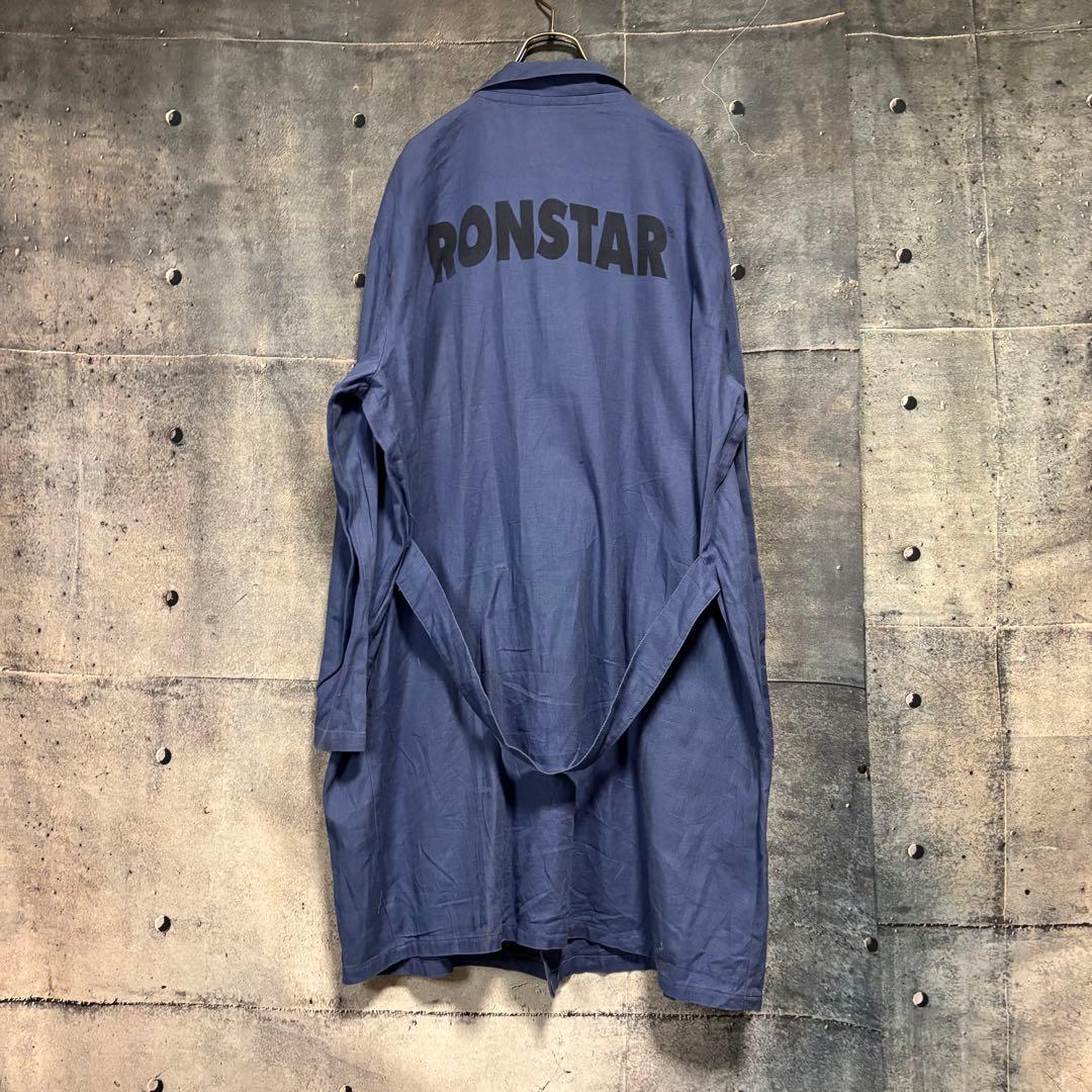 90s French ヴィンテージWork Atelier LOGO Coat