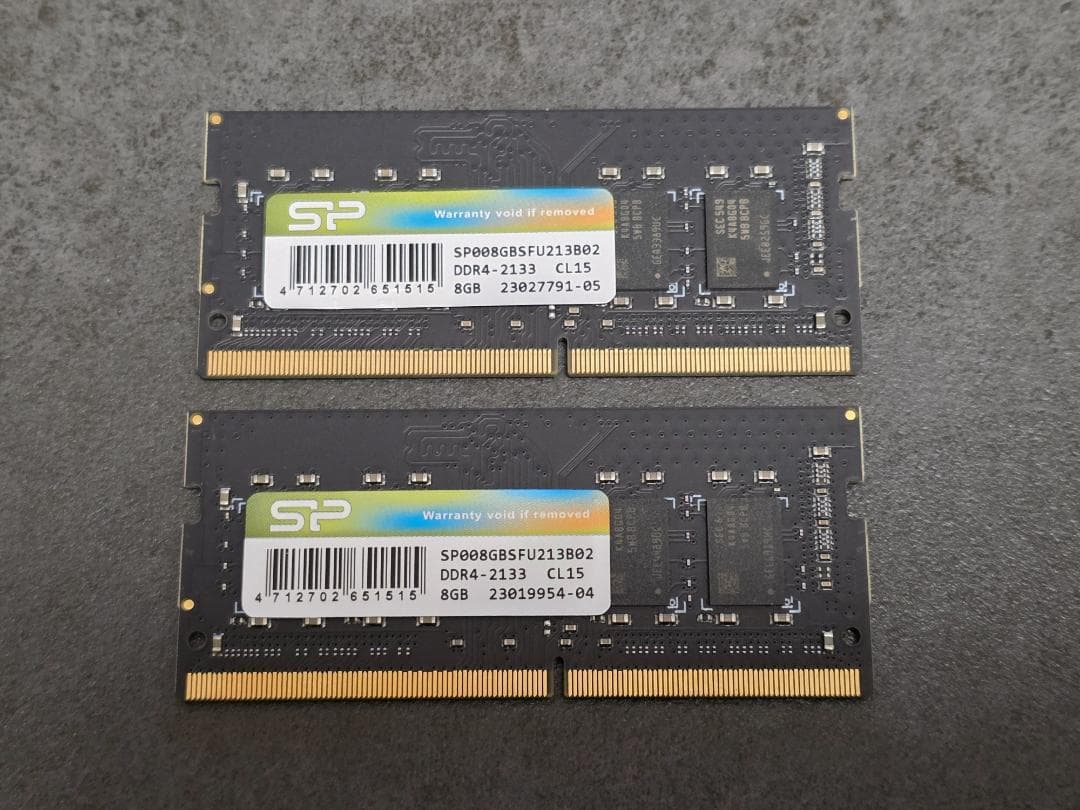 シリコンパワー DDR4-2133 8GB×2枚