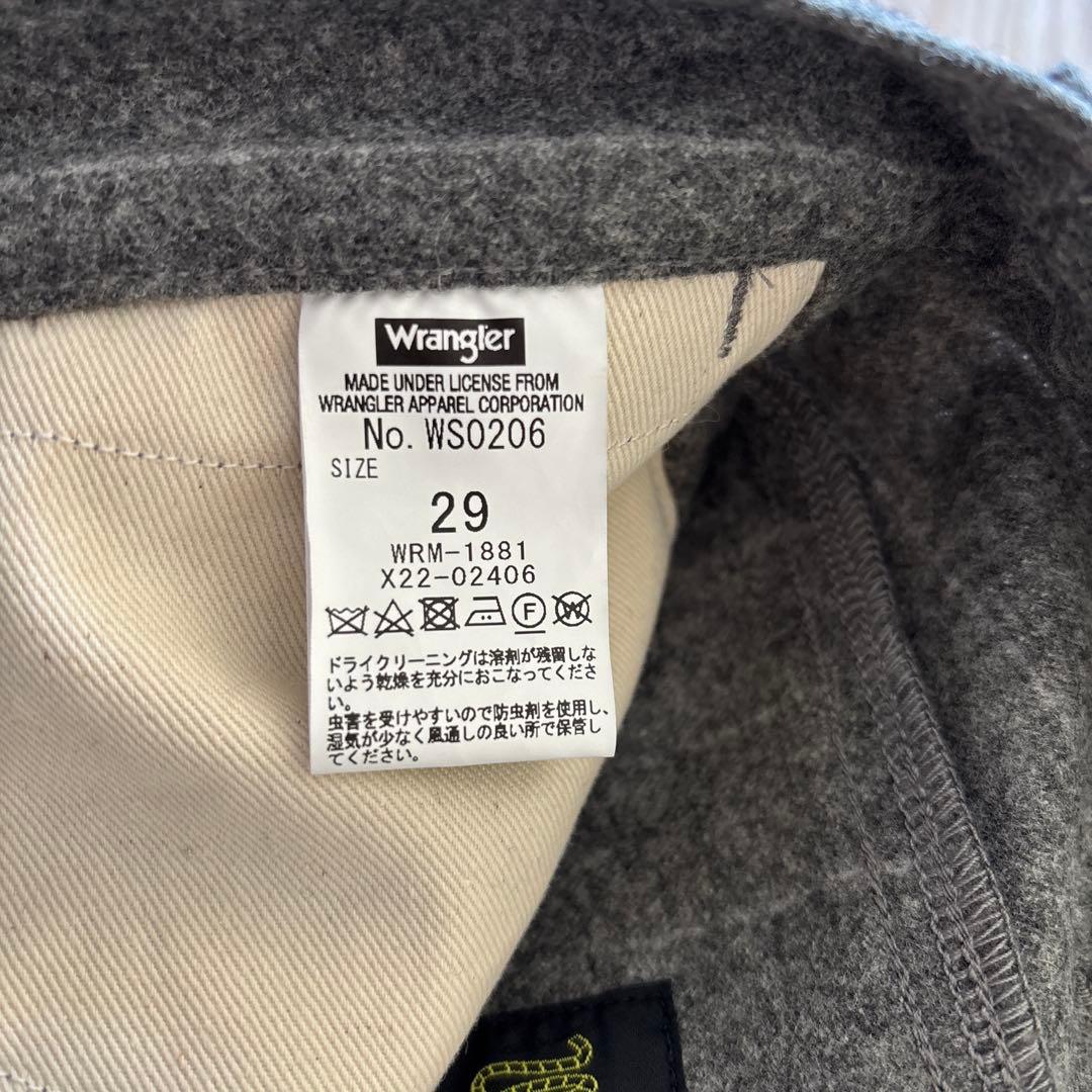 tomorrowland別注 Wrangler ウールフランネル