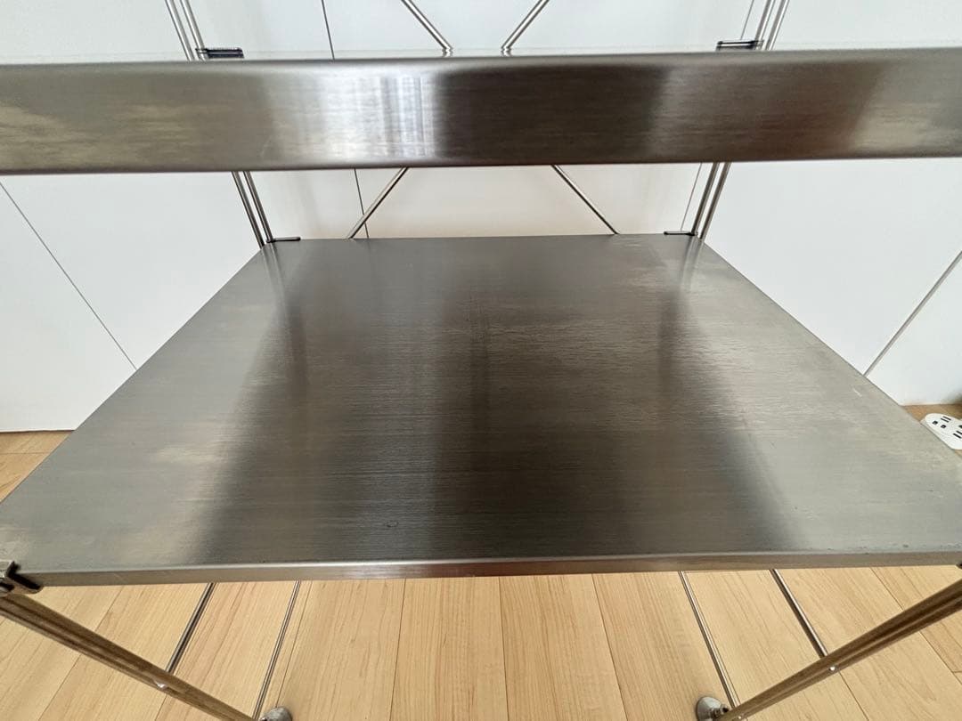 アラン　無印良品　ステンレスユニットシェルフ　ステンレス材棚セット　中