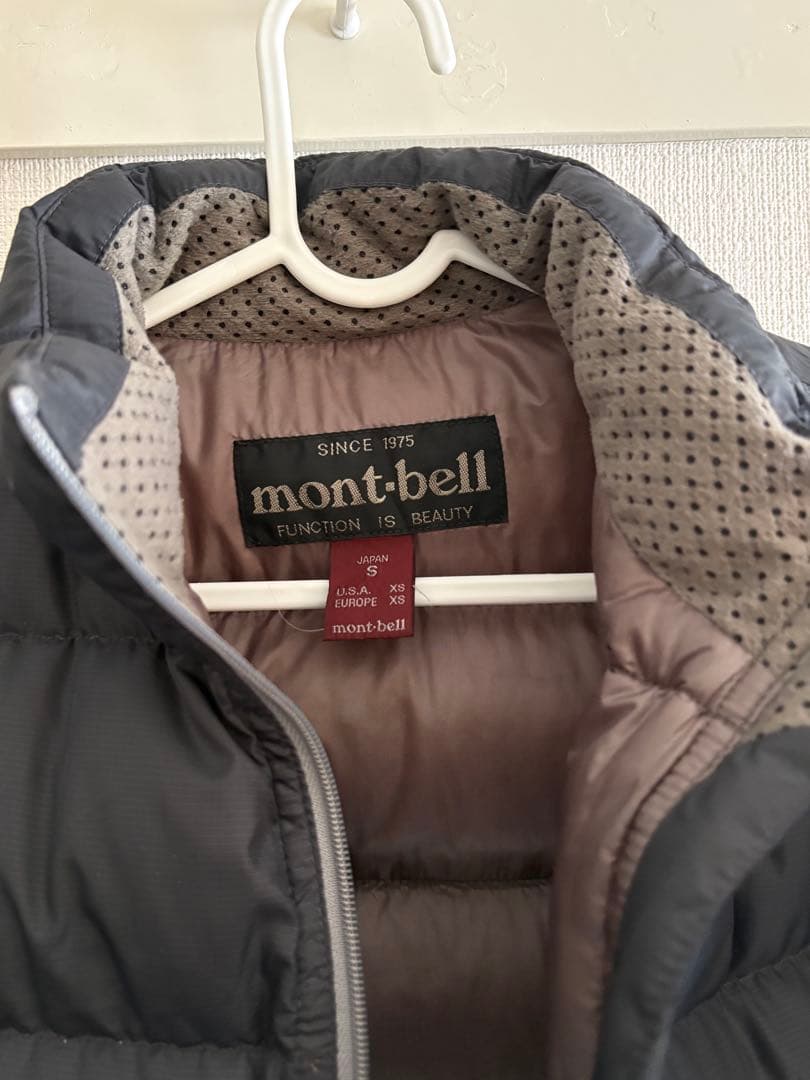 mont-bell ブラック ダウンジャケット Sサイズ 最終値下げ