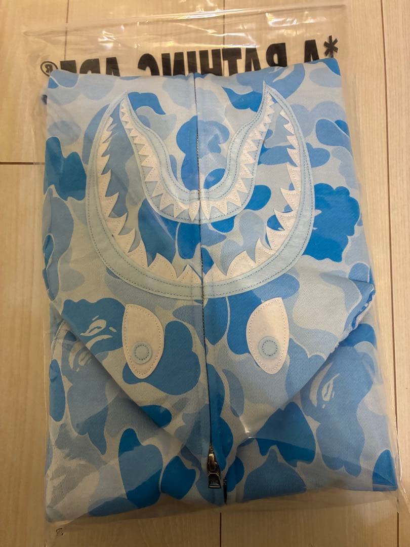 トップス ICY BAPE ABC CAMO SHARK FULL ZIP HOODIE