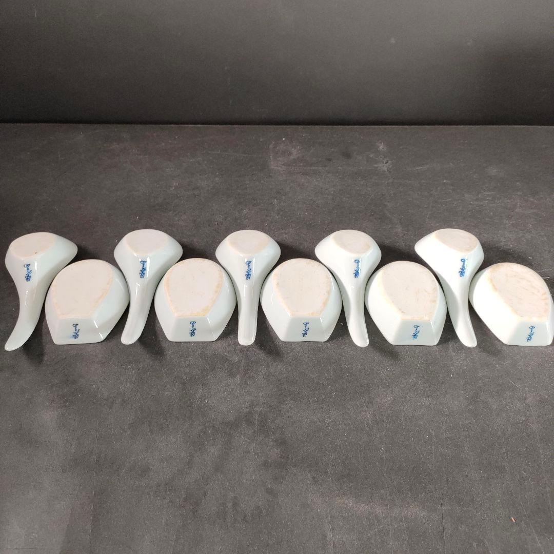 C1-6/源右衛門窯/染付牡丹絵5客組/共箱/蓮華/懐石道具