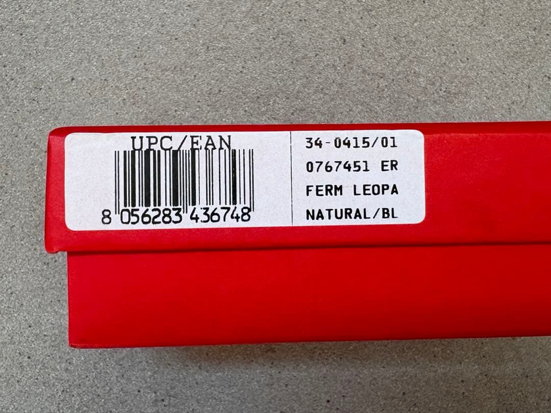 新品未使用　FERRAGAMO FERM VELVET バレッタ　レオパード