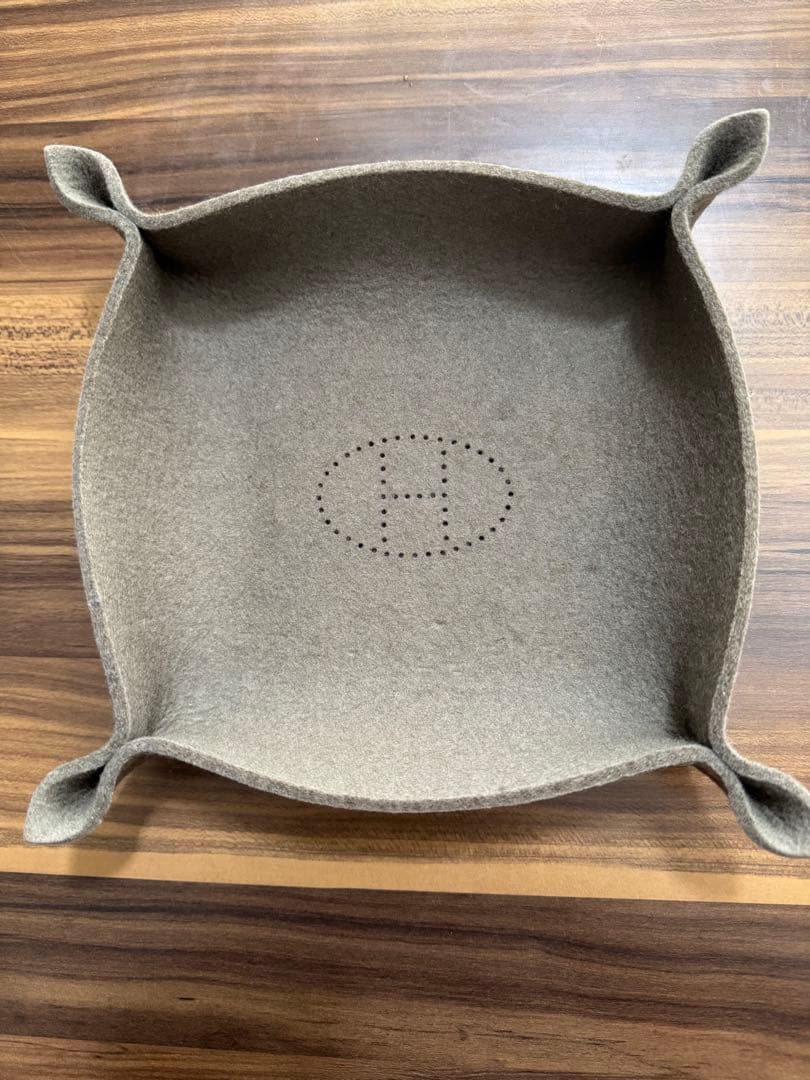 オニオンスープ 　HERMES エルメス　ヴィドポッシュ　25㎝　トレイ