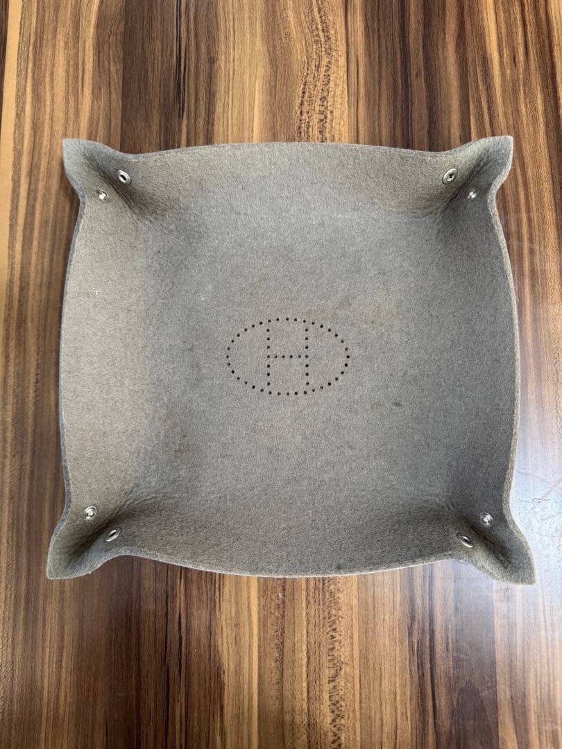 オニオンスープ 　HERMES エルメス　ヴィドポッシュ　25㎝　トレイ