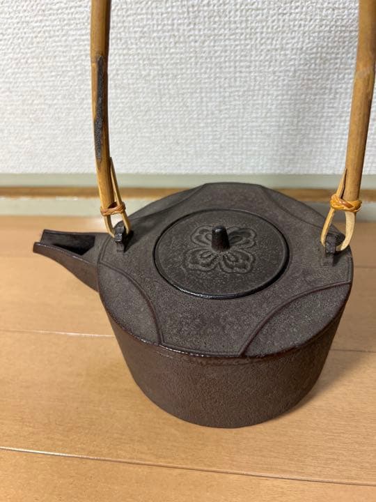 234 浄義　七宝銚子　鉄瓶