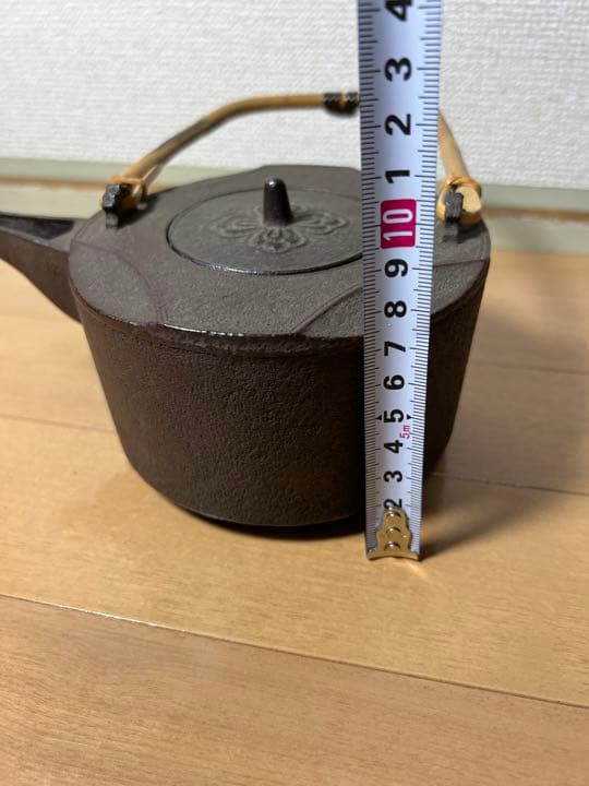 234 浄義　七宝銚子　鉄瓶