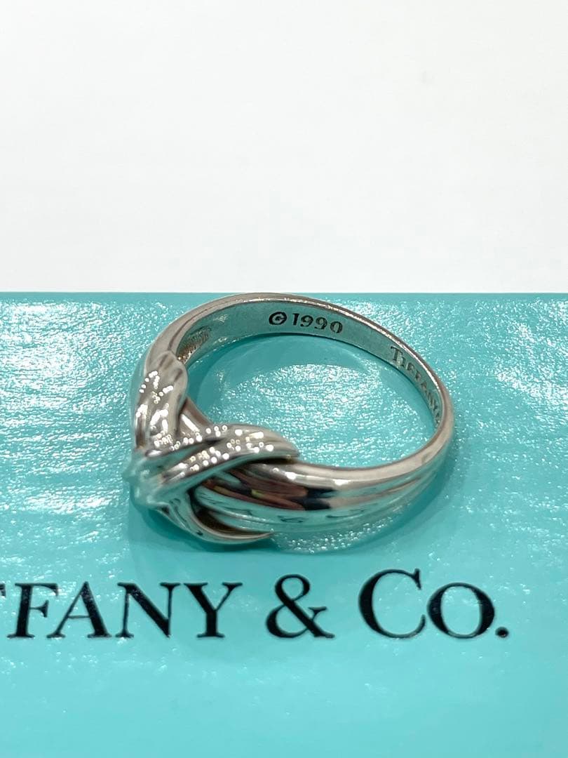 Tiffany&Co. オールドティファニー　シグネチャークロス リング 925