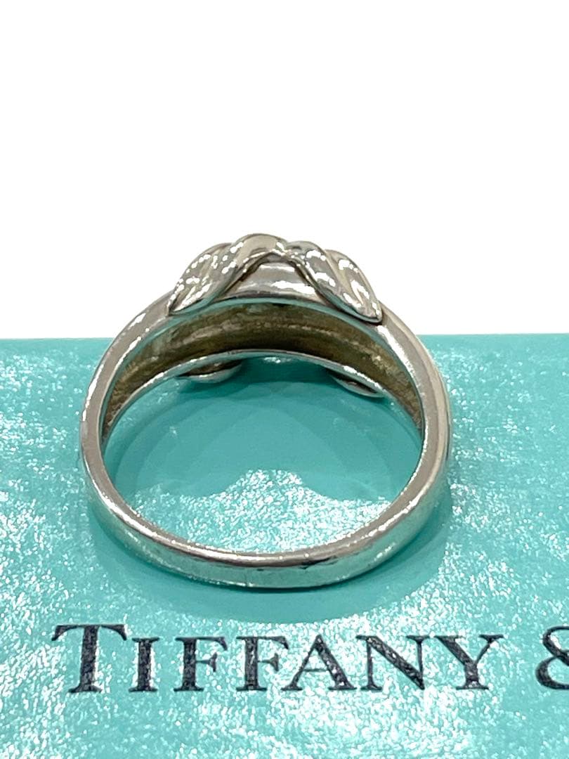 Tiffany&Co. オールドティファニー　シグネチャークロス リング 925