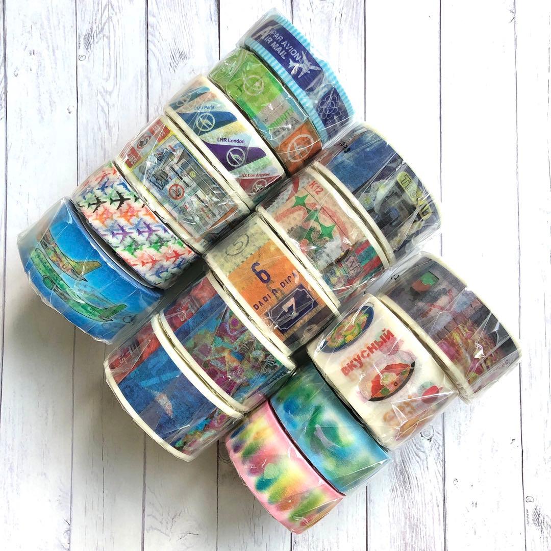 旅する雑貨店CAFE BON VOYAGEオリジナルマスキングテープ15巻セット