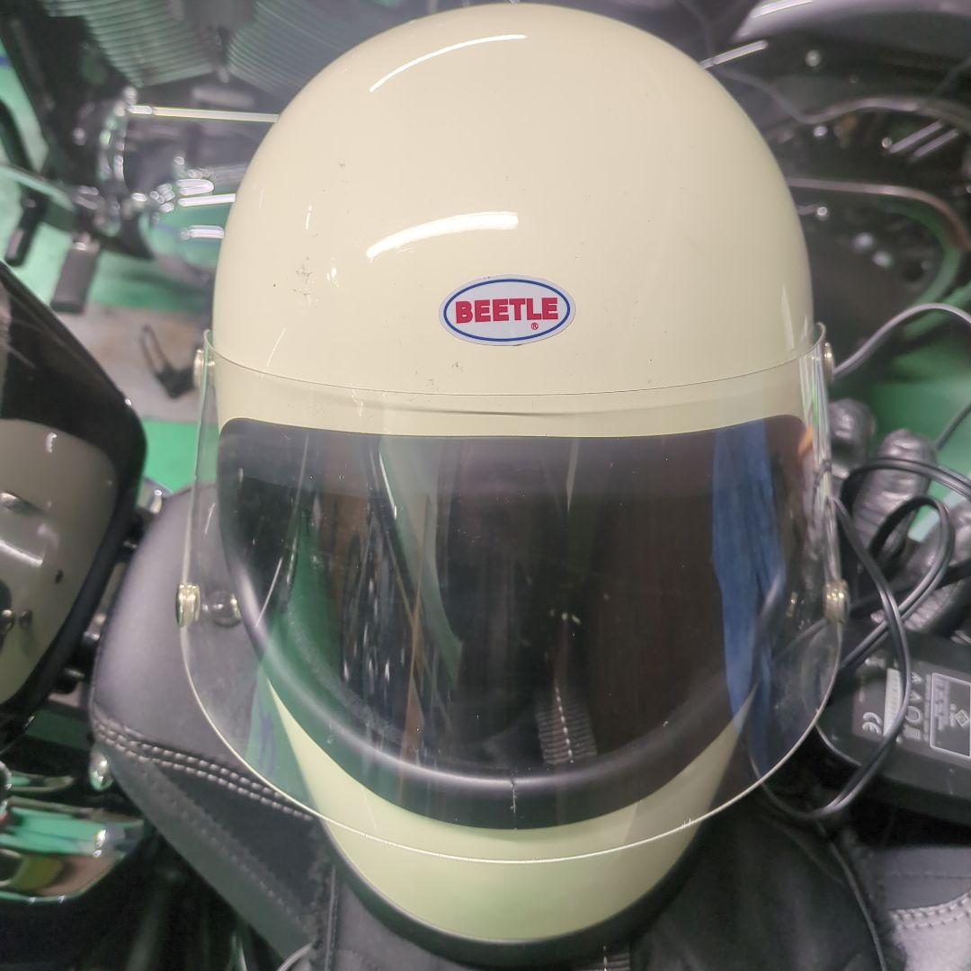 BEETLE フルフェイスヘルメット クリーム