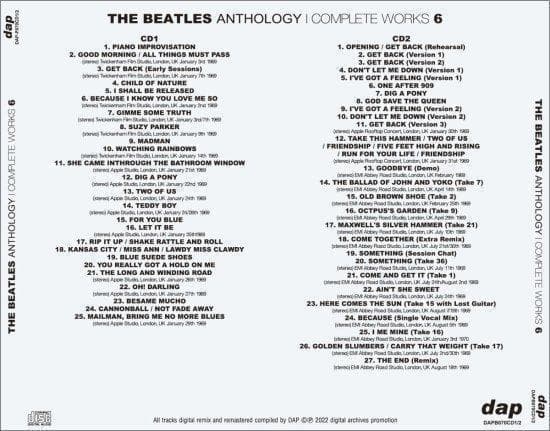 THE BEATLES - ANTHOLOGY 1-7 セット