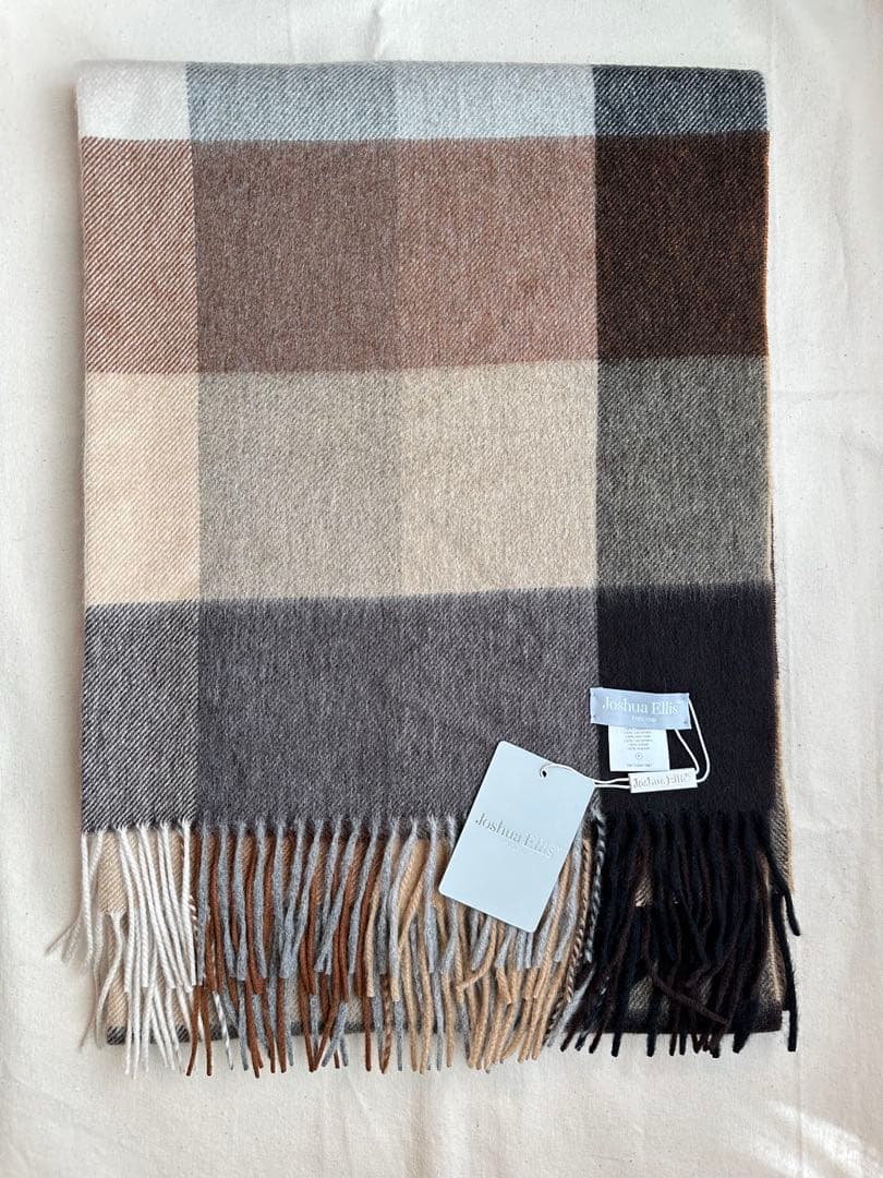 最新作JoshuaEllis カシミヤ 大判ストールジョシュアエリス70×190