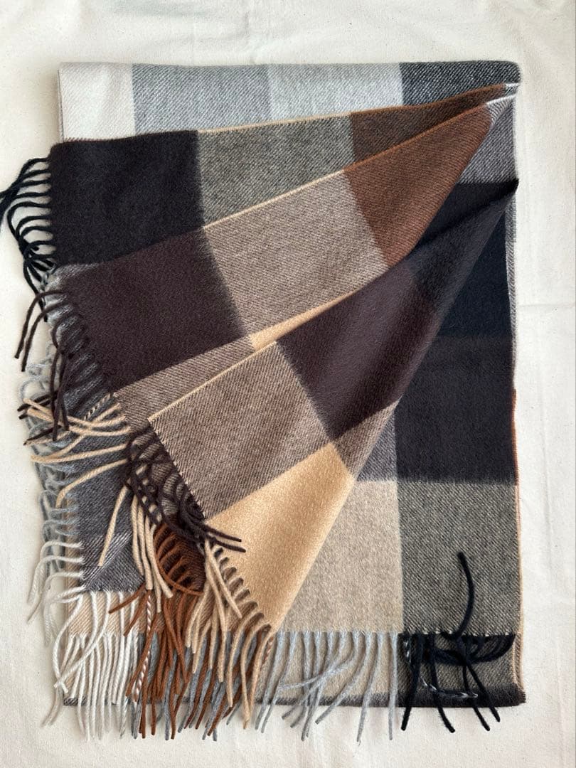 最新作JoshuaEllis カシミヤ 大判ストールジョシュアエリス70×190